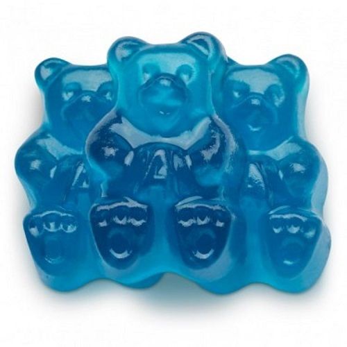 Albanese Blue Raspberry Gummi Bears ~ 5lb Bag   