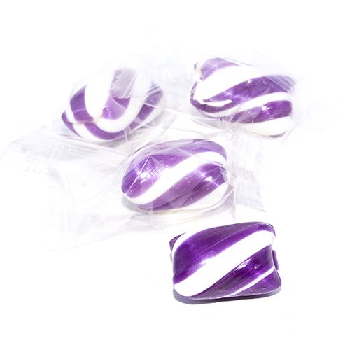 Purple and White Twists ~ 5lb