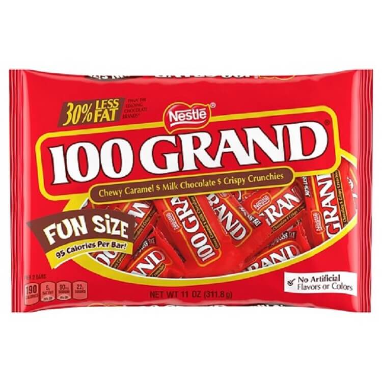 100 Grand Fun Size Bars 