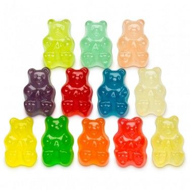Albanese 12 Flavor Assorted Gummi Bears ~ 5lb Bag  Albanese 12 Flavor Assorted Gummi Bears ~ 5lb Bag