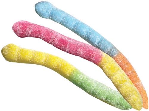 Albanese Assorted Neon Sour Gummi Worms ~ 4.5lb Bag Albanese Assorted Neon Sour Gummi Worms ~ 4.5lb Bag