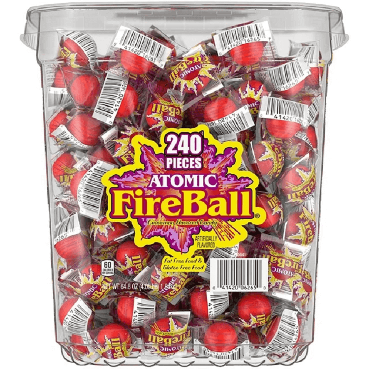 Atomic Fireballs ~ 240 Count Tub