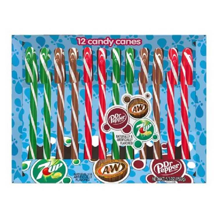 Soda Pop Assorted 6" Candy Canes  