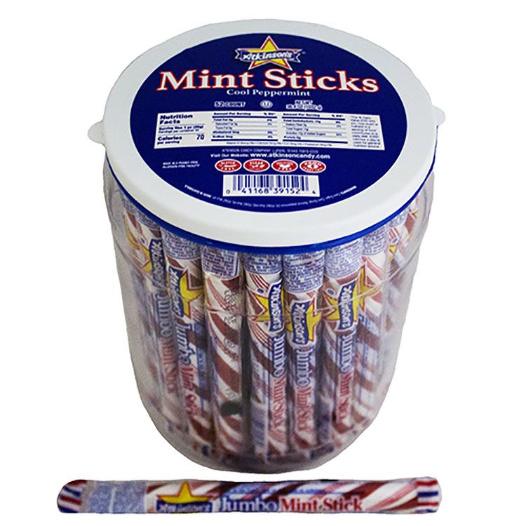Atkinson Peppermint Sticks~52 Count  Atkinson Peppermint Sticks~52 Count