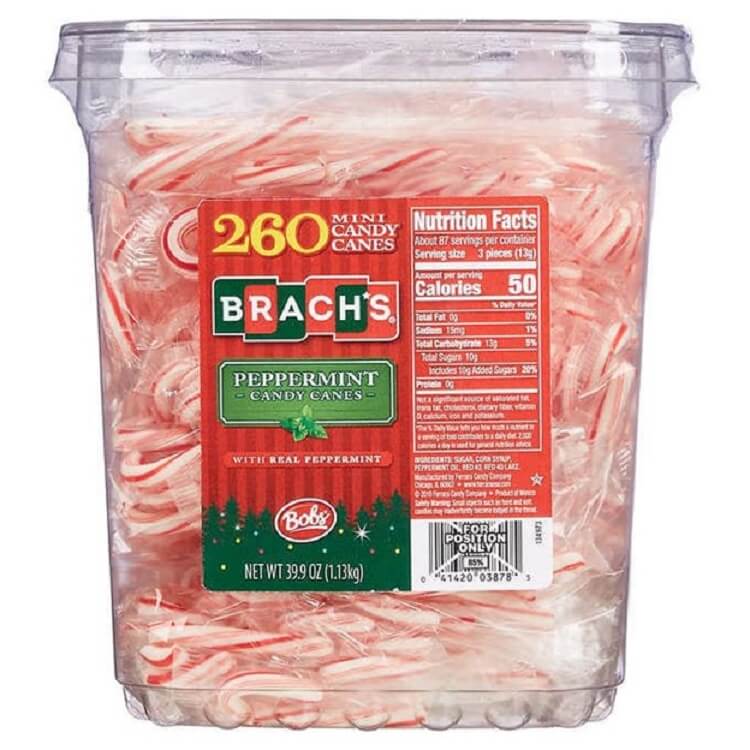 Brach's Mini Candy Canes - 260 Count  Brach's Mini Candy Canes - 260 Count