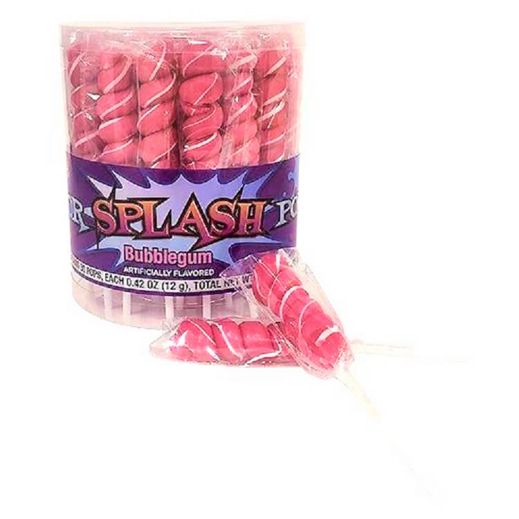 Albert's Bright Pink Twist Pops ~ 30ct. 