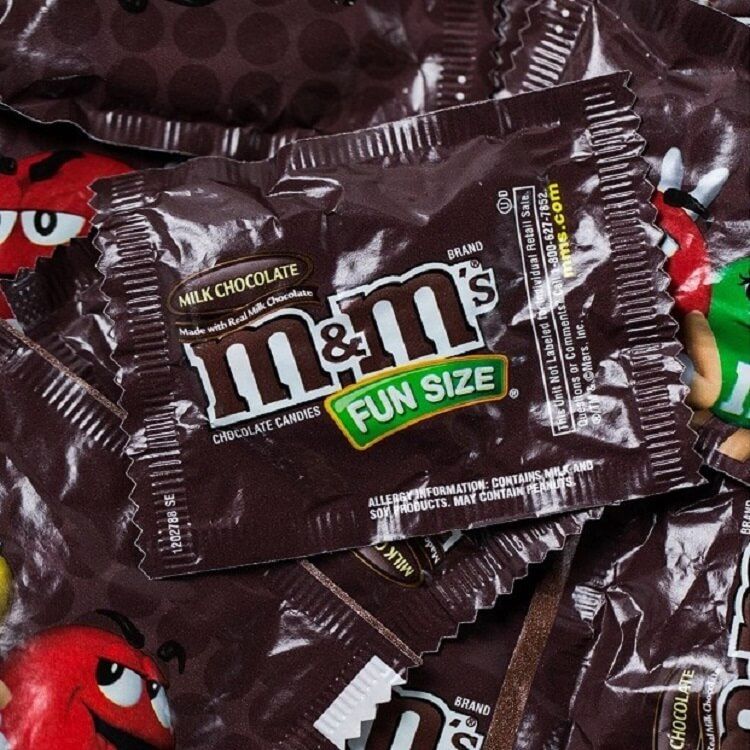 M&M Plain Fun Size 