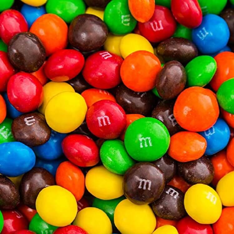 M&M'S Peanut Butter Chocolate Candy Party Size, Bulk Wholesale (10 Pounds)