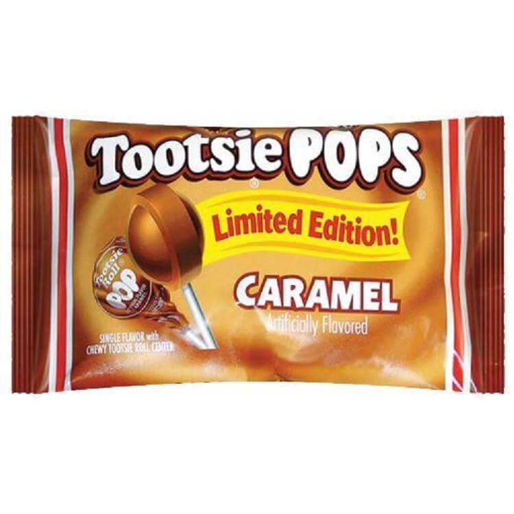 Caramel Tootsie Pops - 12.6oz Bag 