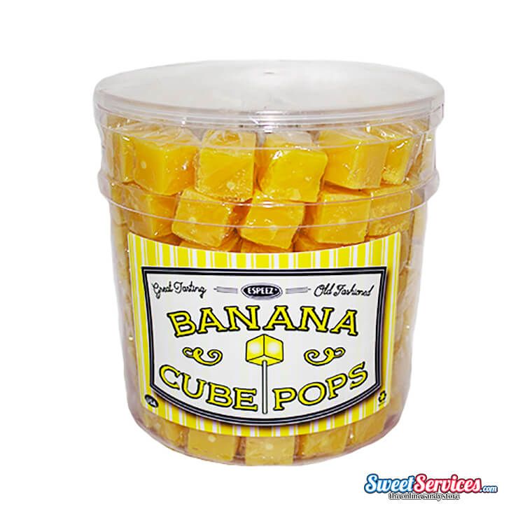 Espeez Banana Cube Pop ~ 100 Count