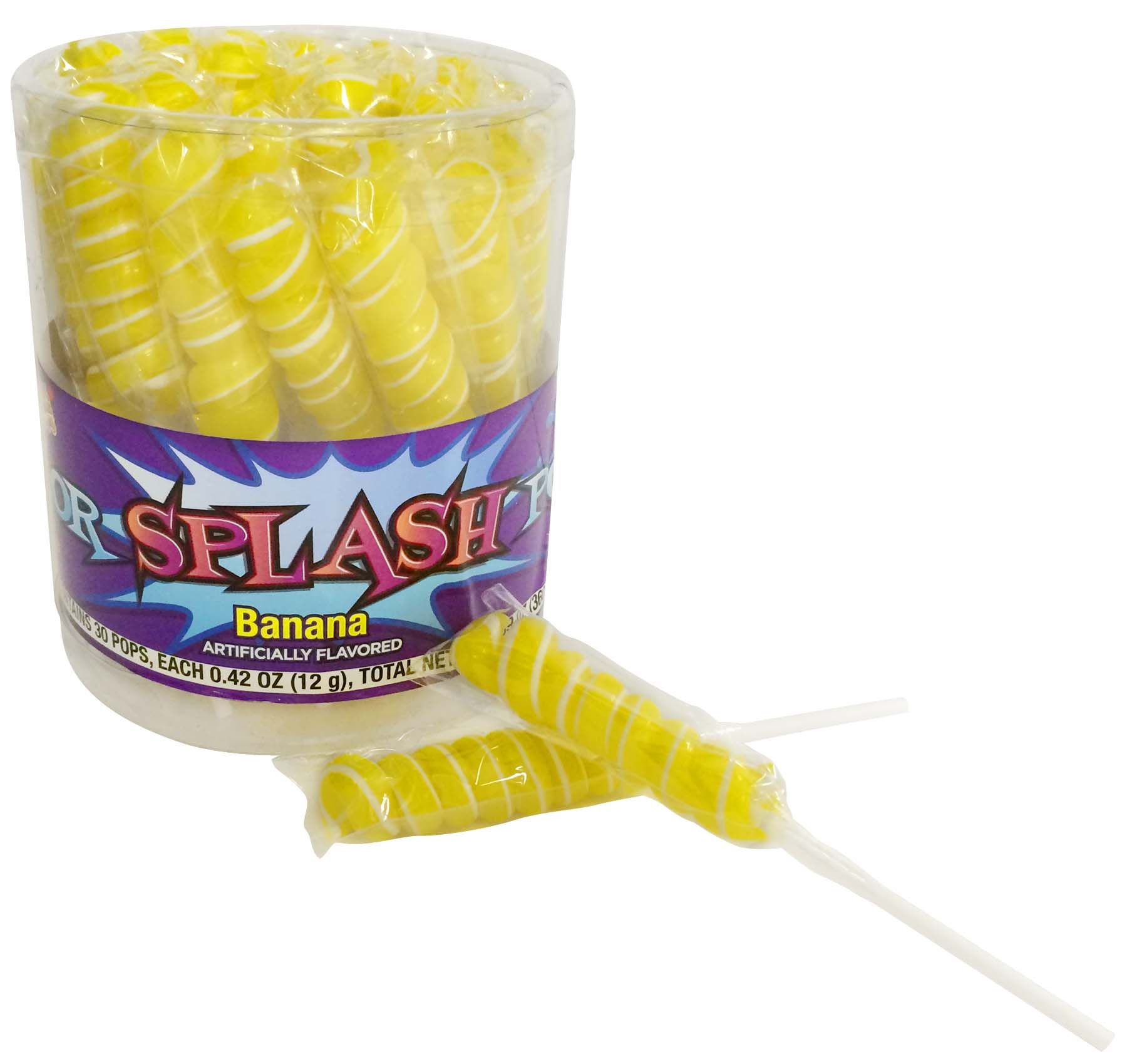 Albert's Yellow Twist Pops ~ 30ct.