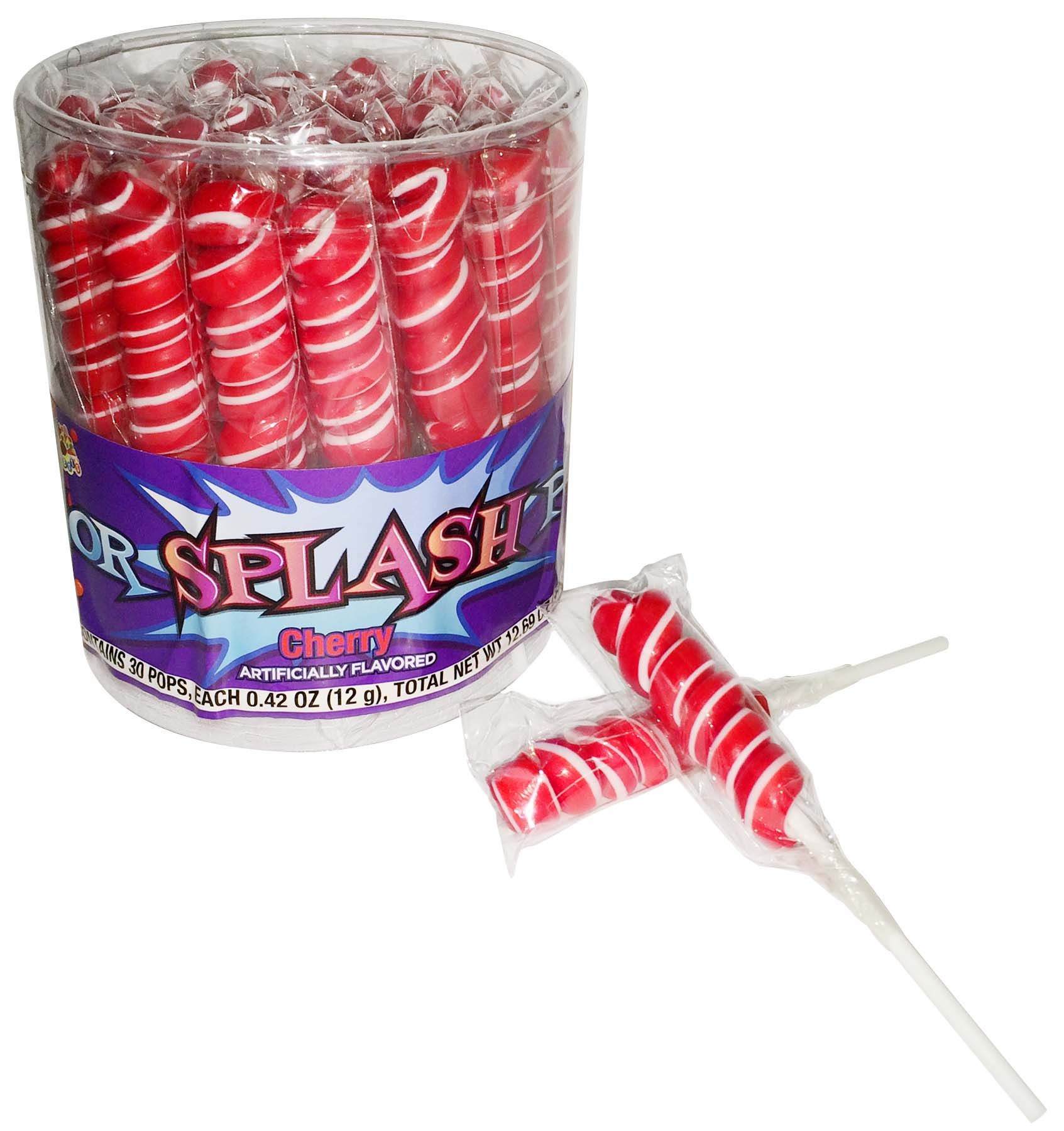 Albert's Cherry Twist Pops ~ 30ct.  
