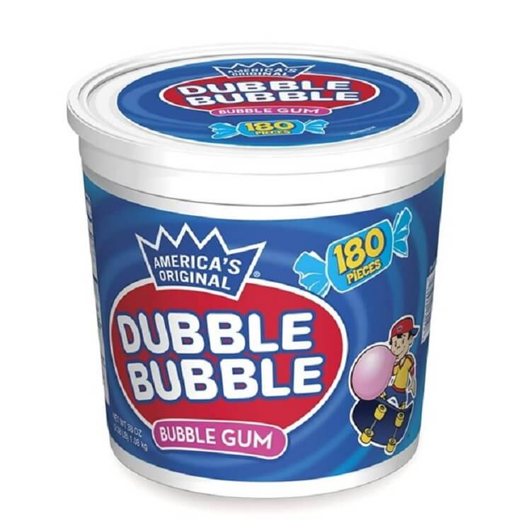 Original Dubble Bubble King Size Pieces~180 Piece Tub  Original Dubble Bubble King Size Pieces~180 Piece Tub