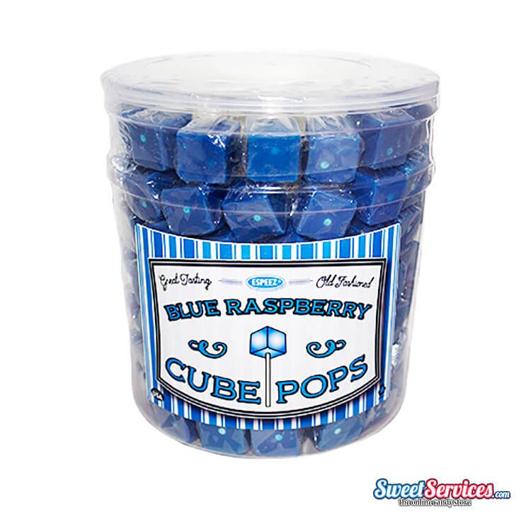 Espeez Blue Raspberry Cube Pop ~ 100 Count 