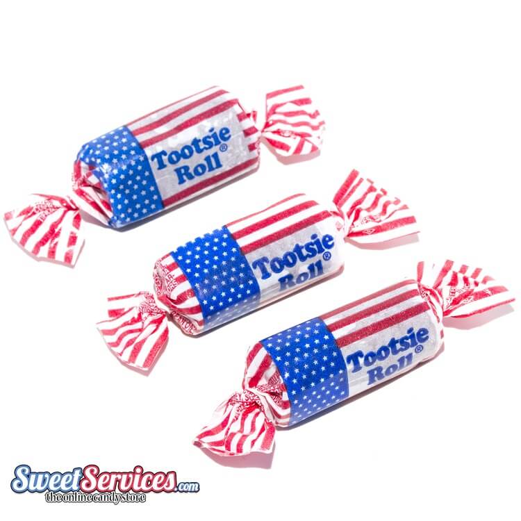 Tootsie Roll Flag Chocolate Midgees  Tootsie Roll Flag Chocolate Midgees