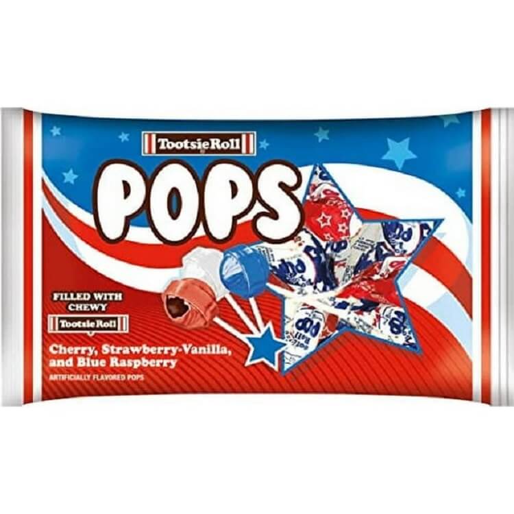 Flag Tootsie Roll Pops  Flag Tootsie Roll Pops
