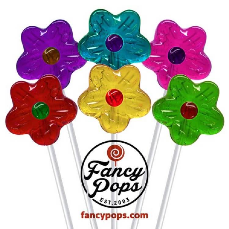 Assorted Fancy Flower Pop ~ 100 Count