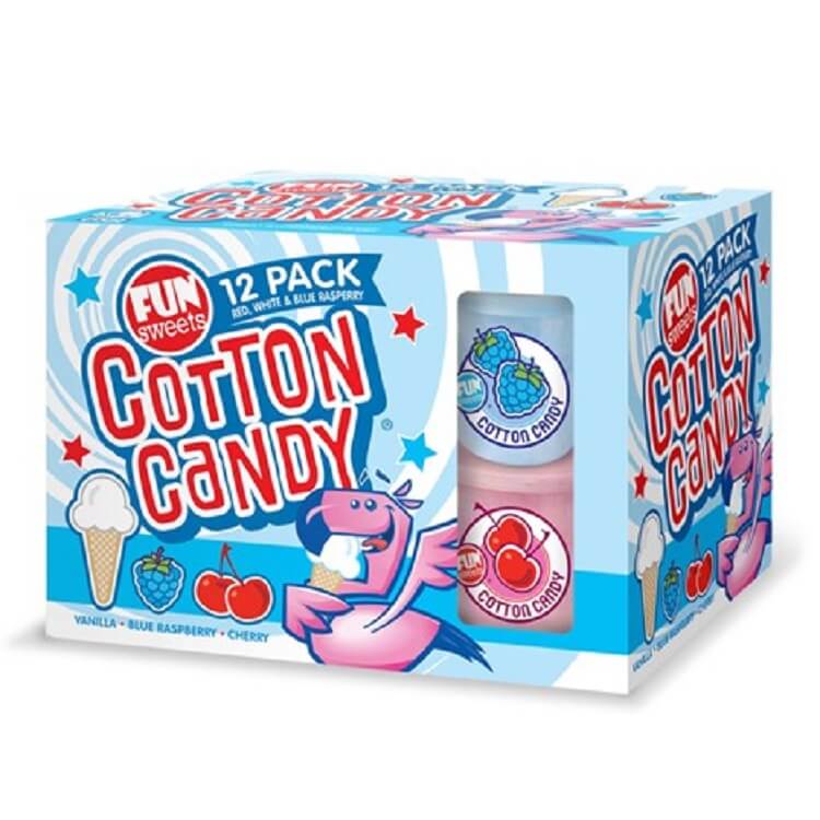 Fun Sweet Red, White, and Blue Cotton Candy Fun Sweet Red, White, and Blue Cotton Candy