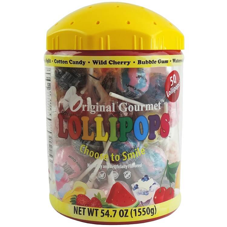 Original Gourmet Assorted Lollipops ~ 50ct   Original Gourmet Assorted Lollipops ~ 50ct