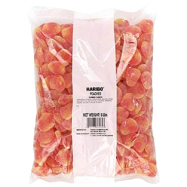 Haribo Gummy Peaches