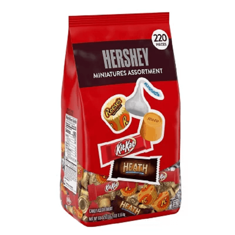 Hershey Mini Assortment~ 220 Pieces Hershey Mini Assortment~ 220 Pieces