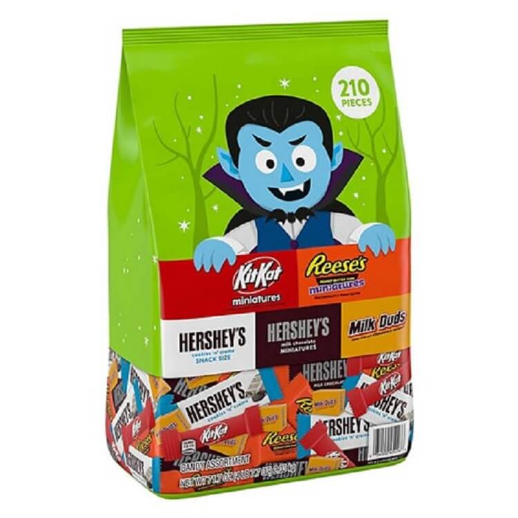 Halloween Hershey Variety Mix 210 Pieces  
