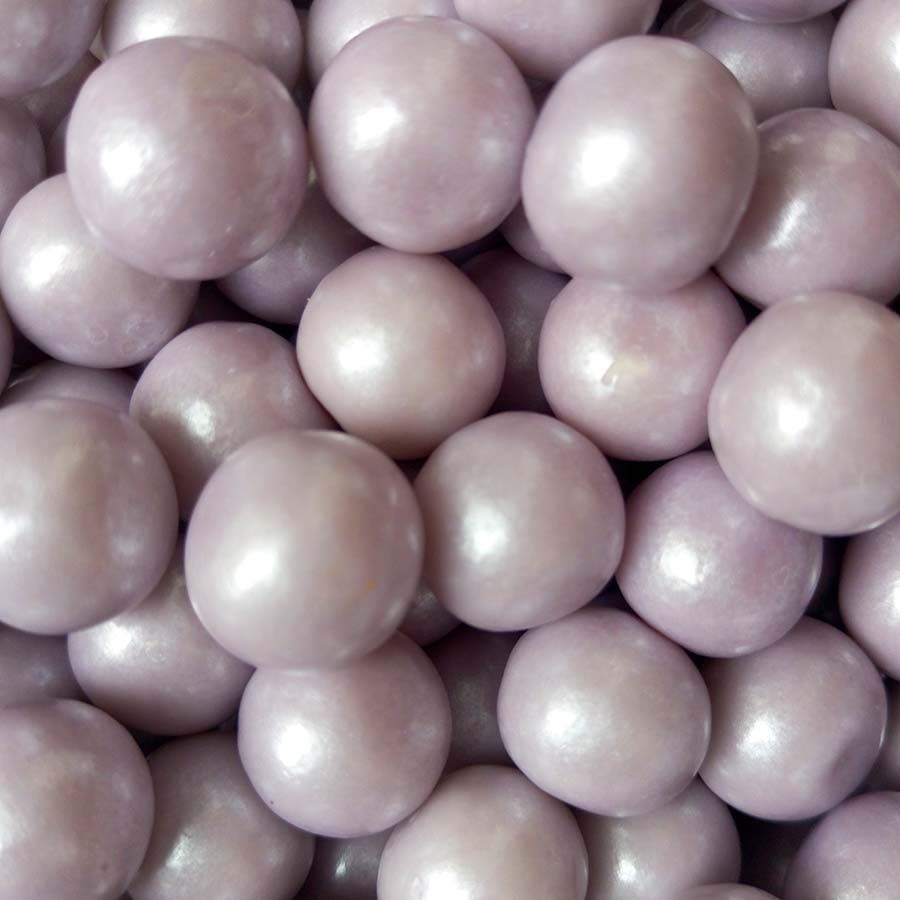 1/2" Pearl Silver Gumballs ~ 2lb Bag 
