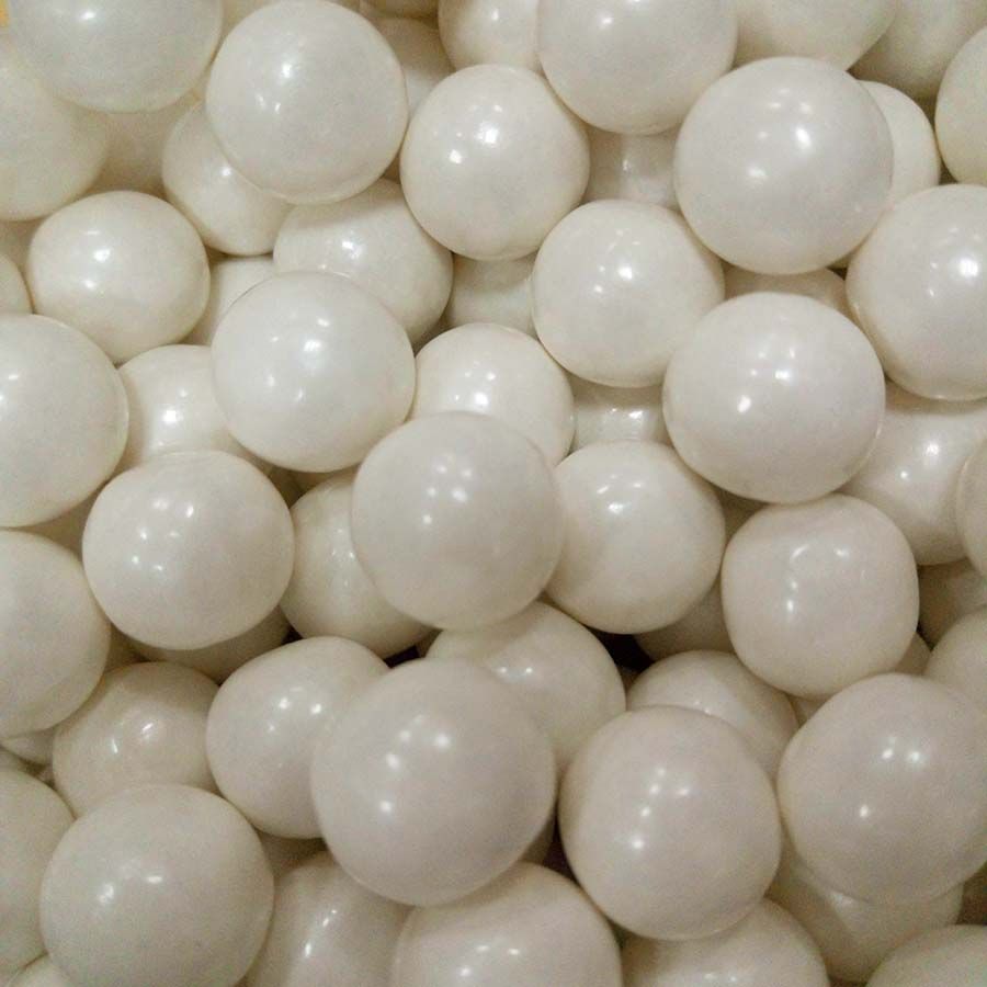 1/2" Pearl White Gumballs ~ 2lb Bag 