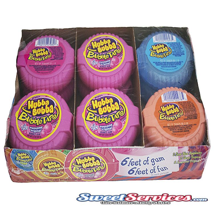 Wholesale Hubba Bubba Bubble Tape Orig, Size: 2 Ounce (Pack of 4)