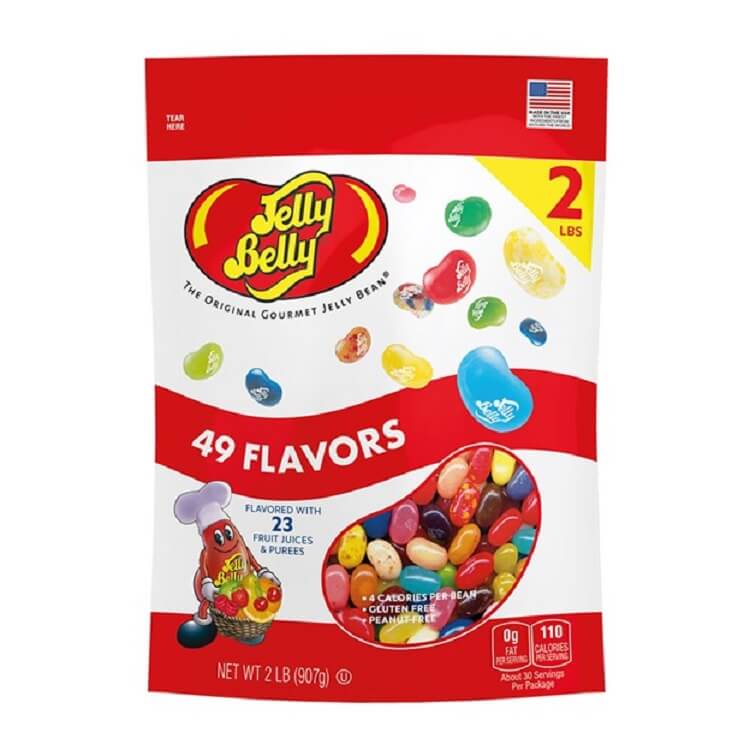 Jelly Belly 49 Assorted Flavor ~ 2lb Jelly Belly 49 Assorted Flavor ~ 2lb