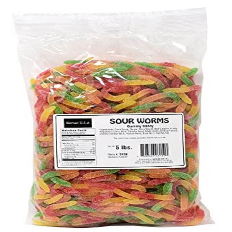 Kervan Sour Gummy Worms