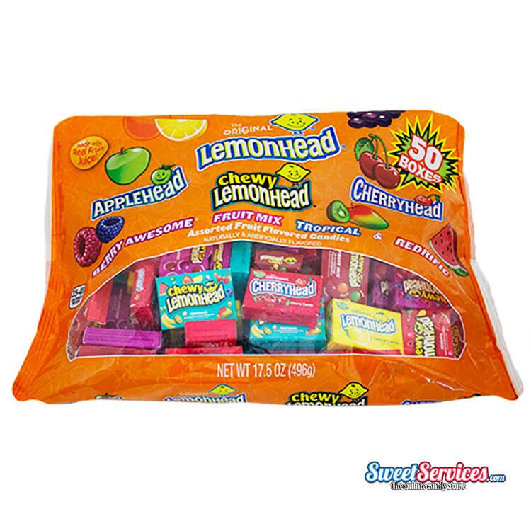 Lemonheads and Friends Fruit Candy~ 50 Count Bag