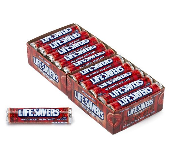 LifeSavers Wild Cherry Roll - 20 Count