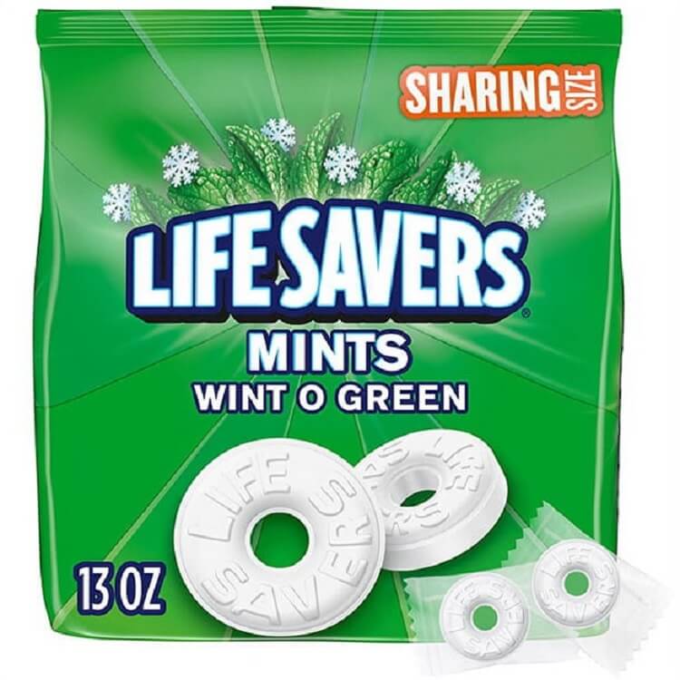 LifeSavers Wint-O-Green Singles-13oz Bag LifeSavers Wint-O-Green Singles-13oz Bag