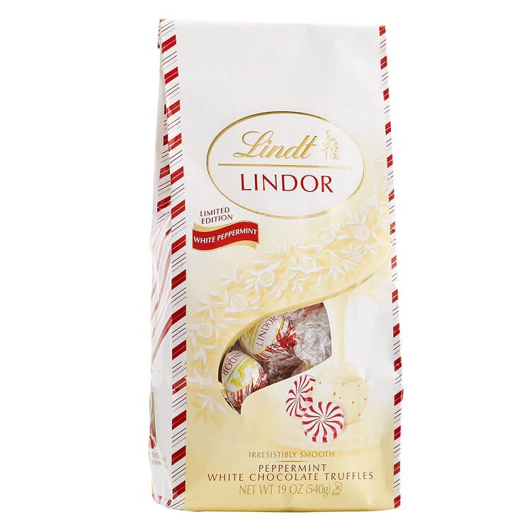 Lindt White Peppermint Truffles  Lindt White Peppermint Truffles