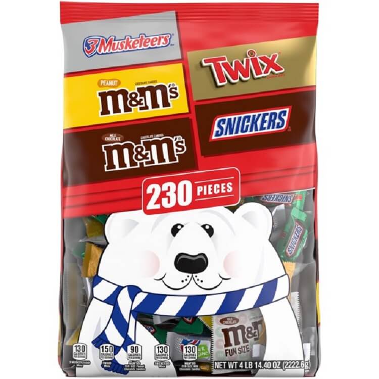 Mars Christmas Miniature Mix ~ 230 Pieces 