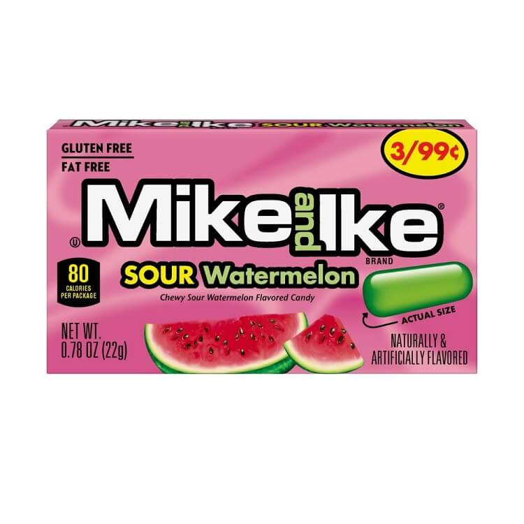 Mike and Ike Sour Watermelon 24 Pack  