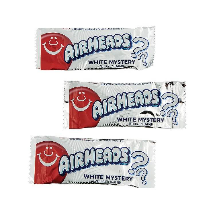 Airheads White Mystery Taffy Mini Bars - 5lbs