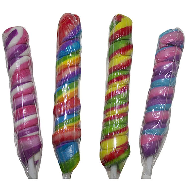 6" Twister Lollipops ~ 48 Count  6" Twister Lollipops ~ 48 Count