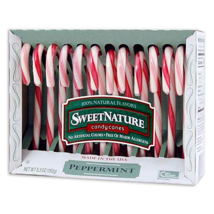 Spangler Natural Peppermint Candy Canes