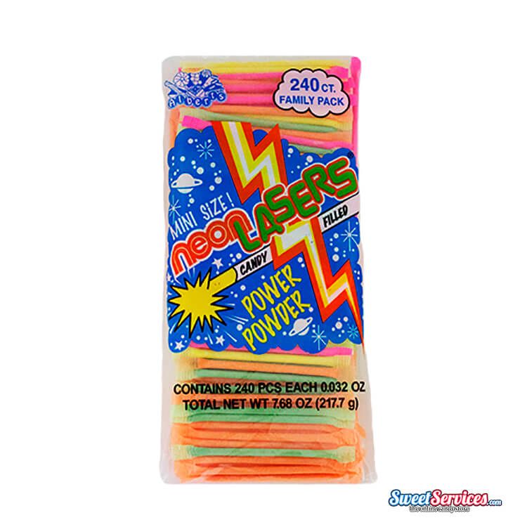 Alberts Neon Laser Straws
