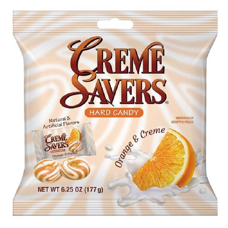 Creme Savers Orange & Creme  Creme Savers Orange & Creme