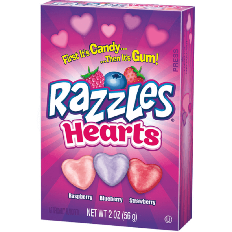 Razzles Hearts 24 Count Razzles Hearts 24 Count