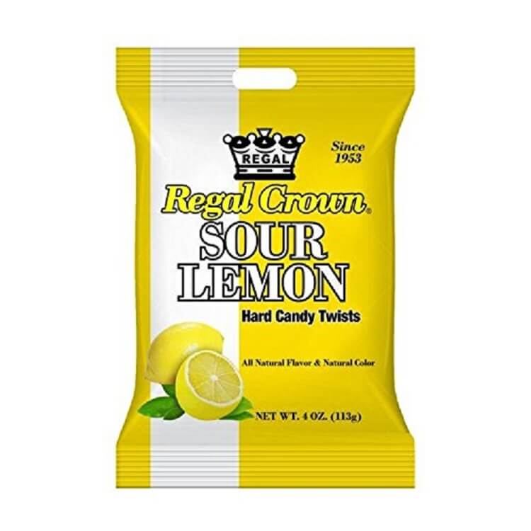 Regal Crown Sour Lemon Peg Bags Regal Crown Sour Lemon Peg Bags