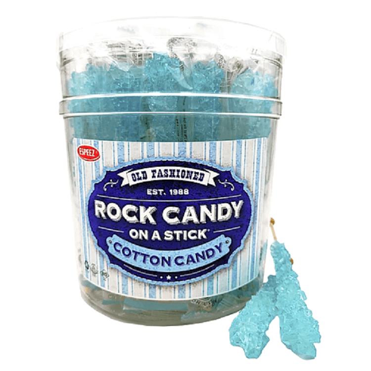Cotton Candy Rock Candy Sticks  Cotton Candy Rock Candy Sticks