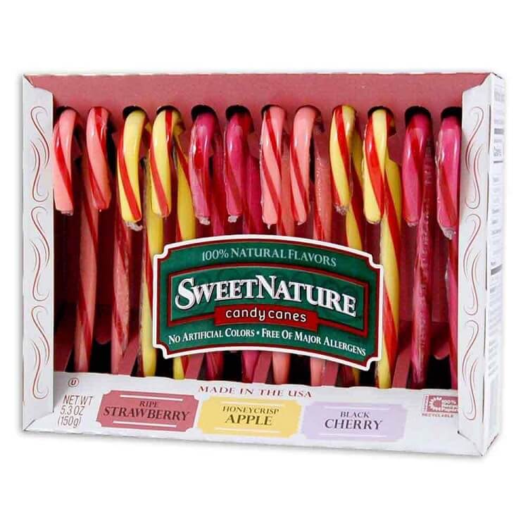 Spangler Natural Assorted Candy Canes  Spangler Natural Assorted Candy Canes