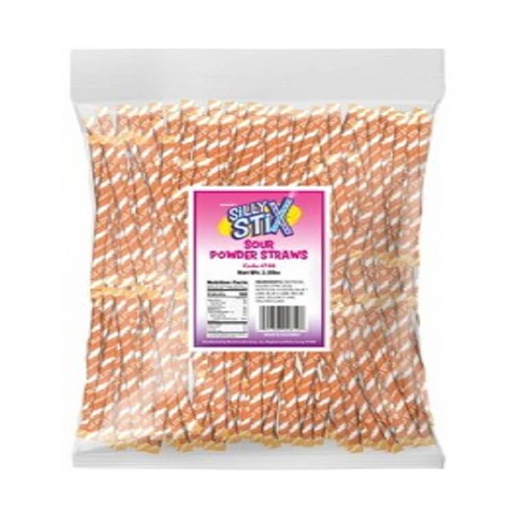 Orange Silly Stix Sour Powder Straws Orange Silly Stix Sour Powder Straws