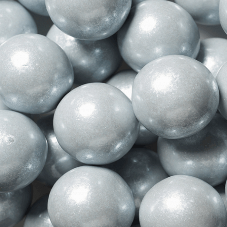 Shimmer Silver Gumballs - 2lbs Shimmer Silver Gumballs - 2lbs