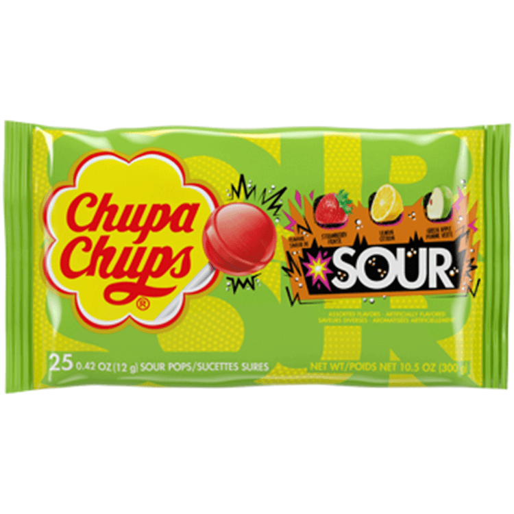 Sour Chupa Chups Lollipops 