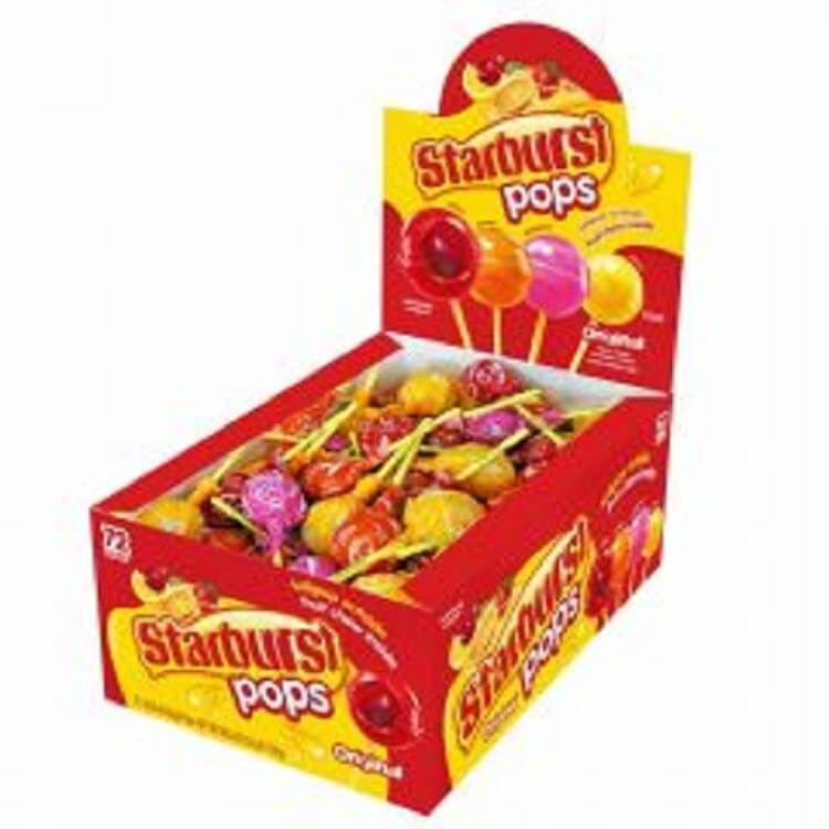 Starburst Lollipops - 72 Count